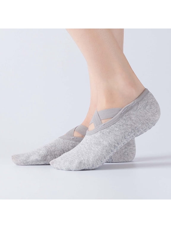 Women's Anti-Slip Yoga Socks – Grip Ballet Socks for Pilates, Dance & Home Workouts Under 5$, Yubnlvae Women Yoga Socks Anti Slip Sports Girls Ballet , D, One Size