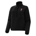 thumbnail image 1 of Women's Antigua Black Angel City FC Figure Sherpa Quarter-Zip Jacket, 1 of 1