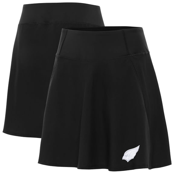 Women's Antigua Black Arizona Cardinals Chip Skort