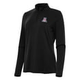 thumbnail image 1 of Women's Antigua Black Arizona Wildcats Reprocess Quarter-Zip Top, 1 of 1
