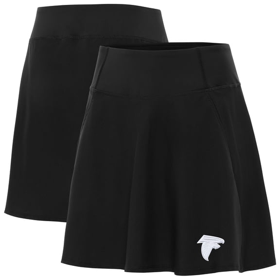 Women's Antigua Black Atlanta Falcons Chip Skort