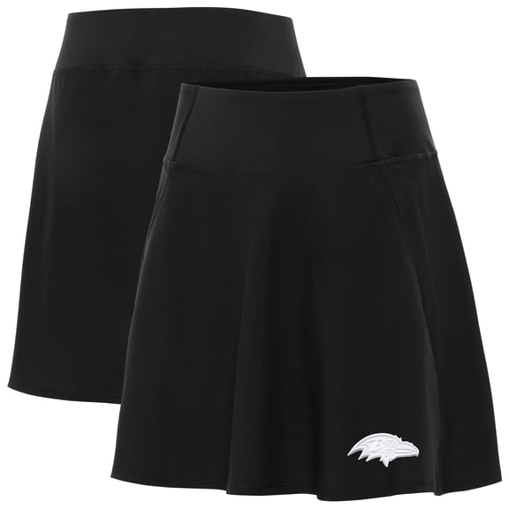 Women's Antigua Black Baltimore Ravens Chip Skort