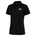 thumbnail image 1 of Women's Antigua Black Biloxi Shuckers Tribute Polo, 1 of 1