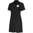 thumbnail image 1 of Women's Antigua Black Boston Bruins White Logo Play Through Polo Dress, 1 of 2