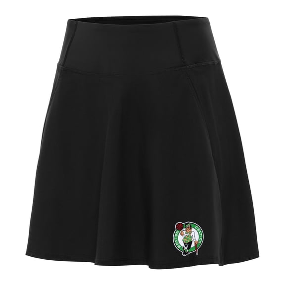 Women's Antigua Black Boston Celtics Chip Skort