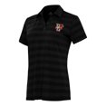Women's Antigua Black Bowling Green St. Falcons Tunnel Polo
