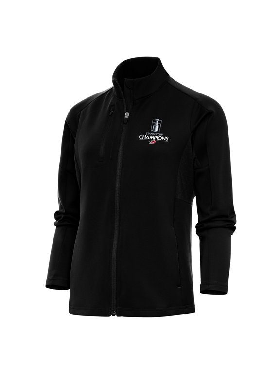 Women's Antigua Black Carolina Hurricanes 2026 Stanley Cup Champions Genesis Full-Zip Jacket