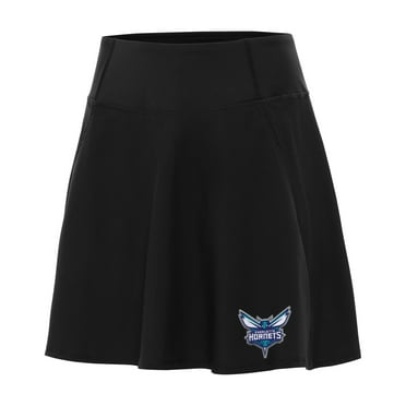 Women's Antigua Black Charlotte Hornets Chip Skort