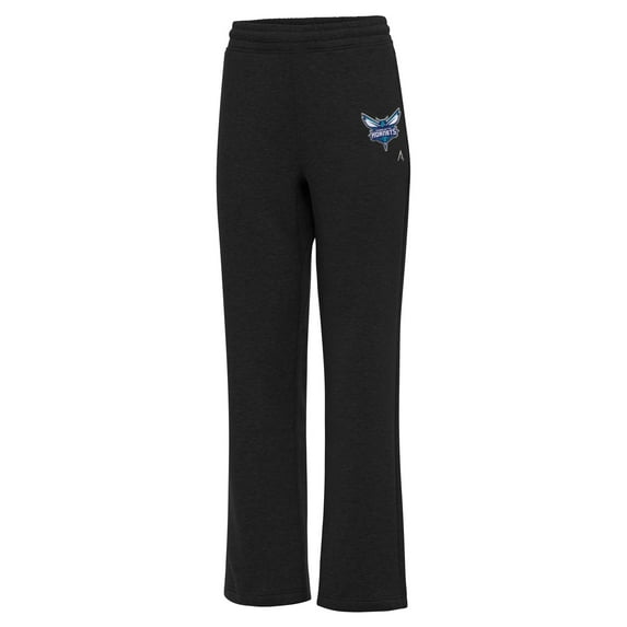 Women's Antigua Black Charlotte Hornets Victory Sweatpants