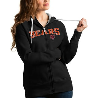 Chicago Bears NFL Mitchell & Ness Gray LS Full Zip Knit Jacket Hoodie Size  3XL