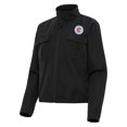 thumbnail image 1 of Women's Antigua Black Chicago Fire Even Par Full-Zip Jacket, 1 of 1