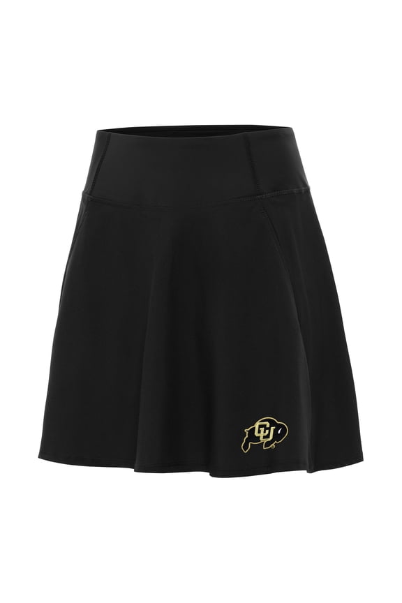 Women's Antigua Black Colorado Buffaloes Chip Skort