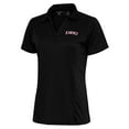 thumbnail image 1 of Women's Antigua Black Dallas Baptist Patriots Tribute Polo, 1 of 1