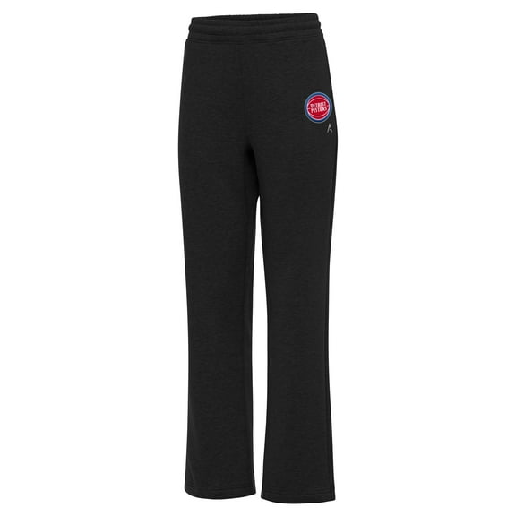 Women's Antigua  Black Detroit Pistons Victory Sweatpants