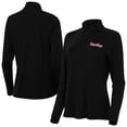 thumbnail image 1 of Women's Antigua  Black Florida Gators GatorBoys Intent Quarter-Zip Pullover, 1 of 3
