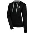 thumbnail image 1 of Women's Antigua  Black Indiana Pacers Brushed Metallic Victory Pullover Hoodie, 1 of 1