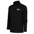 thumbnail image 1 of Women's Antigua  Black Inland Empire 66ers Tribute Half-Zip Pullover Top, 1 of 1