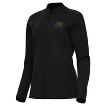 Women's Antigua Black Jimmie Johnson Regard Full-Zip Jacket