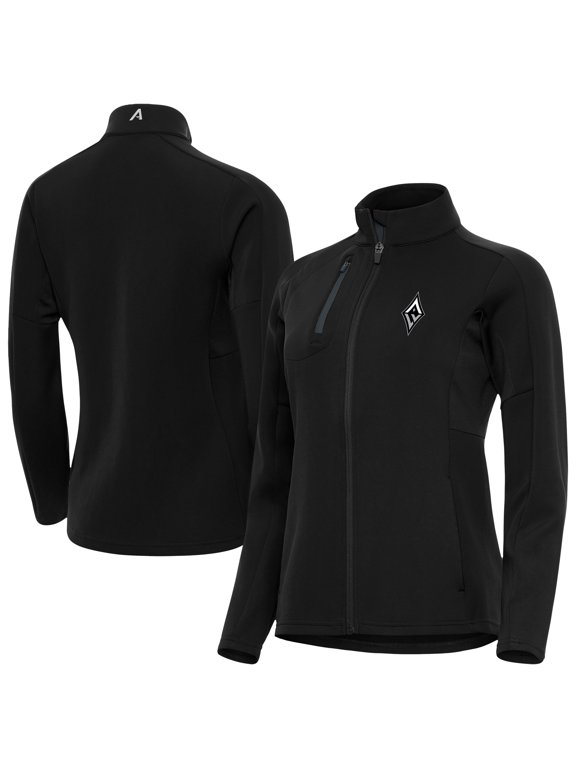 Women's Antigua Black Las Vegas Aces Generation Full-Zip Jacket