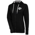thumbnail image 1 of Women's Antigua  Black Los Angeles Lakers Brushed Metallic Victory Full-Zip Hoodie, 1 of 1