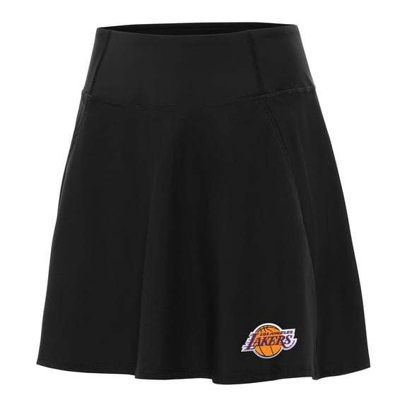 Women's Antigua Black Los Angeles Lakers Chip Skort
