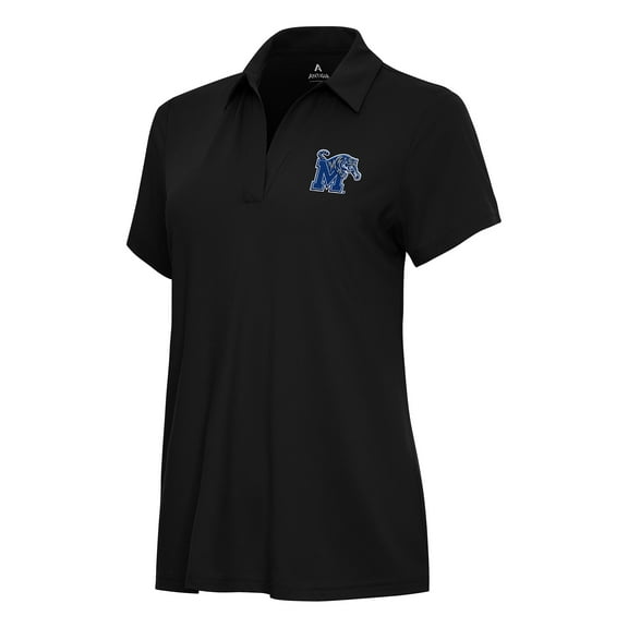 Women's Antigua Black Memphis Tigers Era Polo