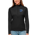 thumbnail image 1 of Women's Antigua Black Memphis Tigers Tribute Quarter-Zip Pullover Top, 1 of 1