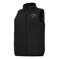thumbnail image 1 of Women's Antigua Black Minnesota Wild Experience Full-Zip Vest, 1 of 1
