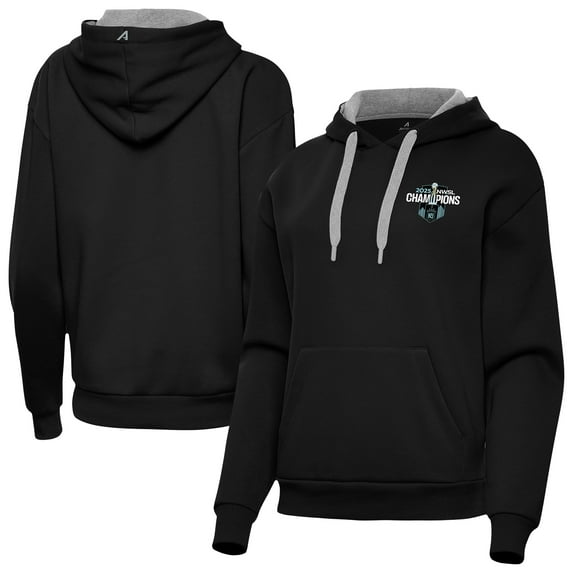 Women's Antigua Black NJ/NY Gotham FC 2025 NWSL Champions Victory Hoodie