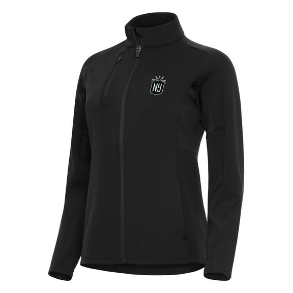 Women's Antigua Black NJ/NY Gotham FC Generation Full-Zip Jacket