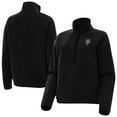 thumbnail image 1 of Women's Antigua Black New Mexico Lobos Figure Quarter-Zip Jacket, 1 of 3