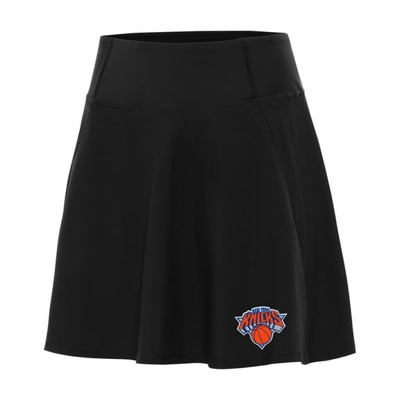 Women's Antigua Black New York Knicks Chip Skort