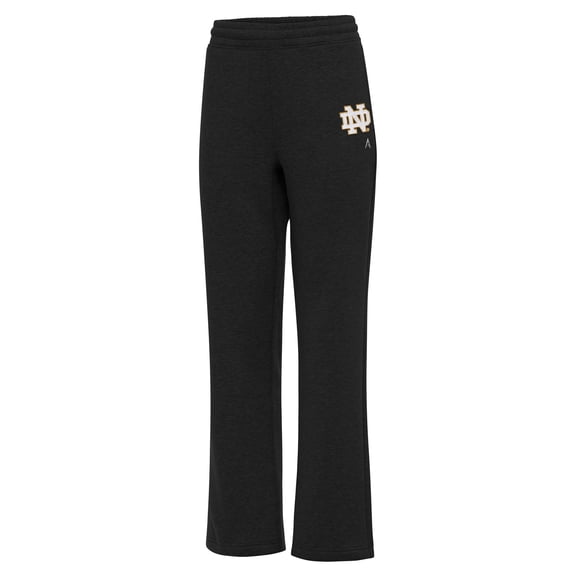 Women's Antigua Black Notre Dame Fighting Irish Victory Sweatpants