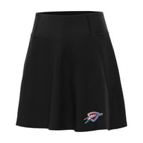 Women's Antigua Black Oklahoma City Thunder Chip Skort