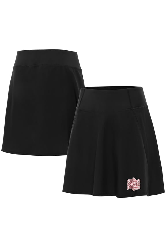 Women's Antigua Black Oklahoma Sooners 2026 NCAA Baseball Men's College World Series Champions Chip Skort