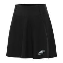 Women's Antigua Black Philadelphia Eagles Chip Skort