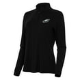 thumbnail image 1 of Women's Antigua  Black Philadelphia Eagles Intent Quarter-Zip Sweatshirt, 1 of 1