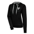 thumbnail image 1 of Women's Antigua  Black Pittsburgh Penguins Metallic Logo Victory Pullover Hoodie, 1 of 1