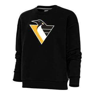 Pittsburgh Penguins Fanatics Branded Authentic Pro Travel & Training Tech  Half-Zip Hoodie - Black/Heathered Gray