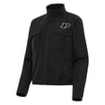 thumbnail image 1 of Women's Antigua  Black Purdue Boilermakers Even Par Full-Zip Jacket, 1 of 1