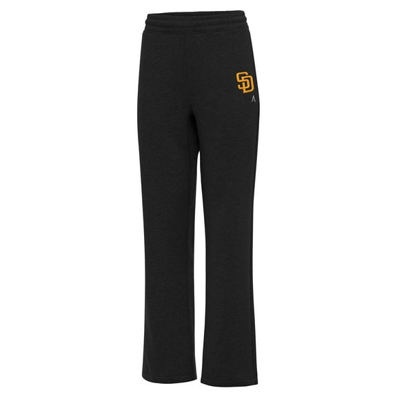 Women's Antigua Black San Diego Padres Victory Sweatpants