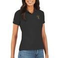 thumbnail image 1 of Women's Antigua Black San Diego Seals Team Logo Legacy Pique Polo, 1 of 1