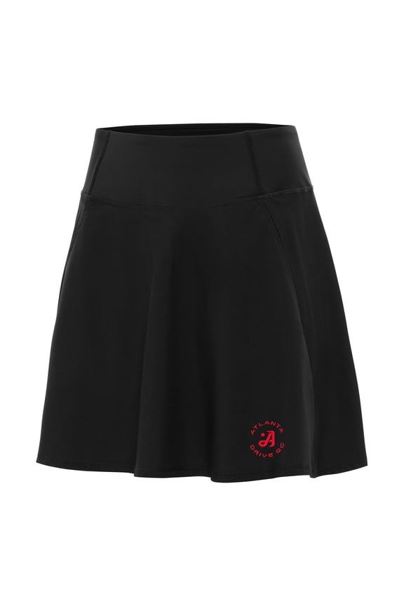 Women's Antigua Black TGL Atlanta Drive GC Chip Skort