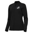 thumbnail image 1 of Women's Antigua  Black Tampa Bay Lightning Regard Full-Zip Jacket, 1 of 1