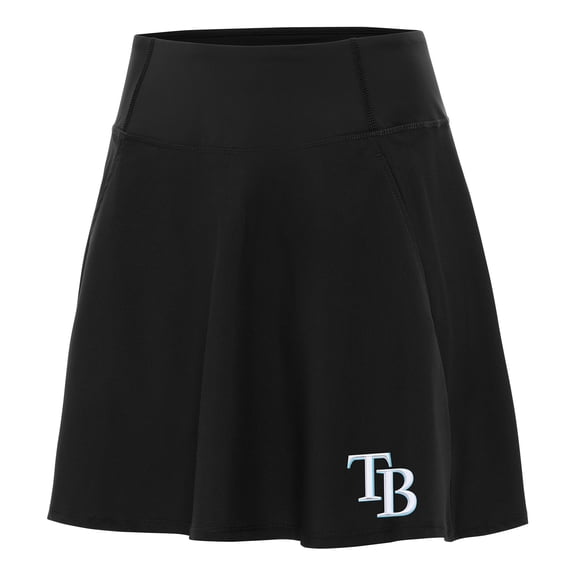 Women's Antigua Black Tampa Bay Rays Chip Skort