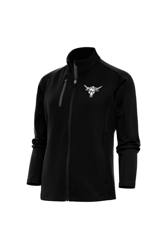 Women's Antigua  Black The Rock Generation Full-Zip Jacket