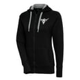thumbnail image 1 of Women's Antigua  Black The Rock Victory Raglan Full-Zip Hoodie, 1 of 1