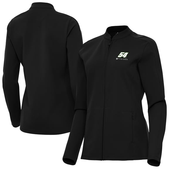 Women's Antigua  Black Ty Gibbs Regard Full-Zip Jacket