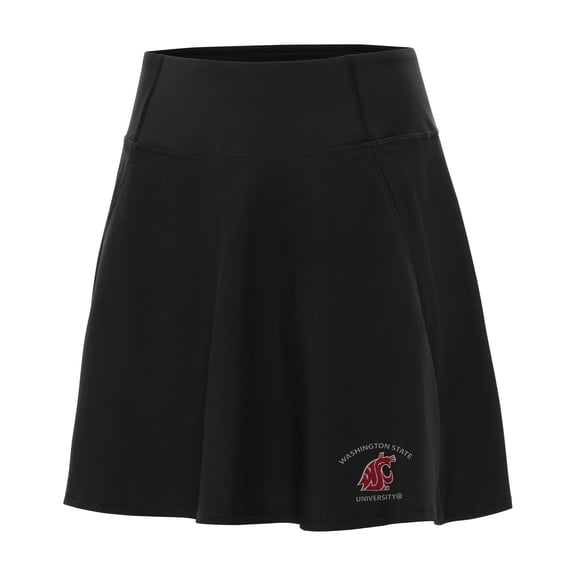 Women's Antigua Black Washington State Cougars Chip Skort