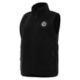 thumbnail image 1 of Women's Antigua  Black Winnipeg Jets Nostalgic Full-Zip Vest, 1 of 1